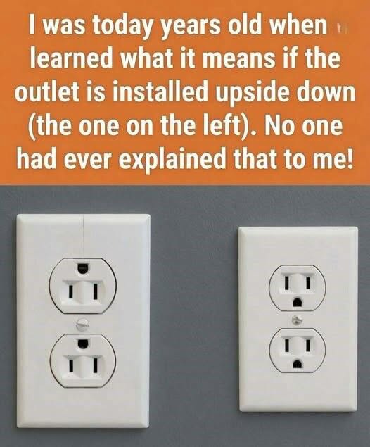 How to Understand Why Some Electrical Outlets Are Installed Upside Down
