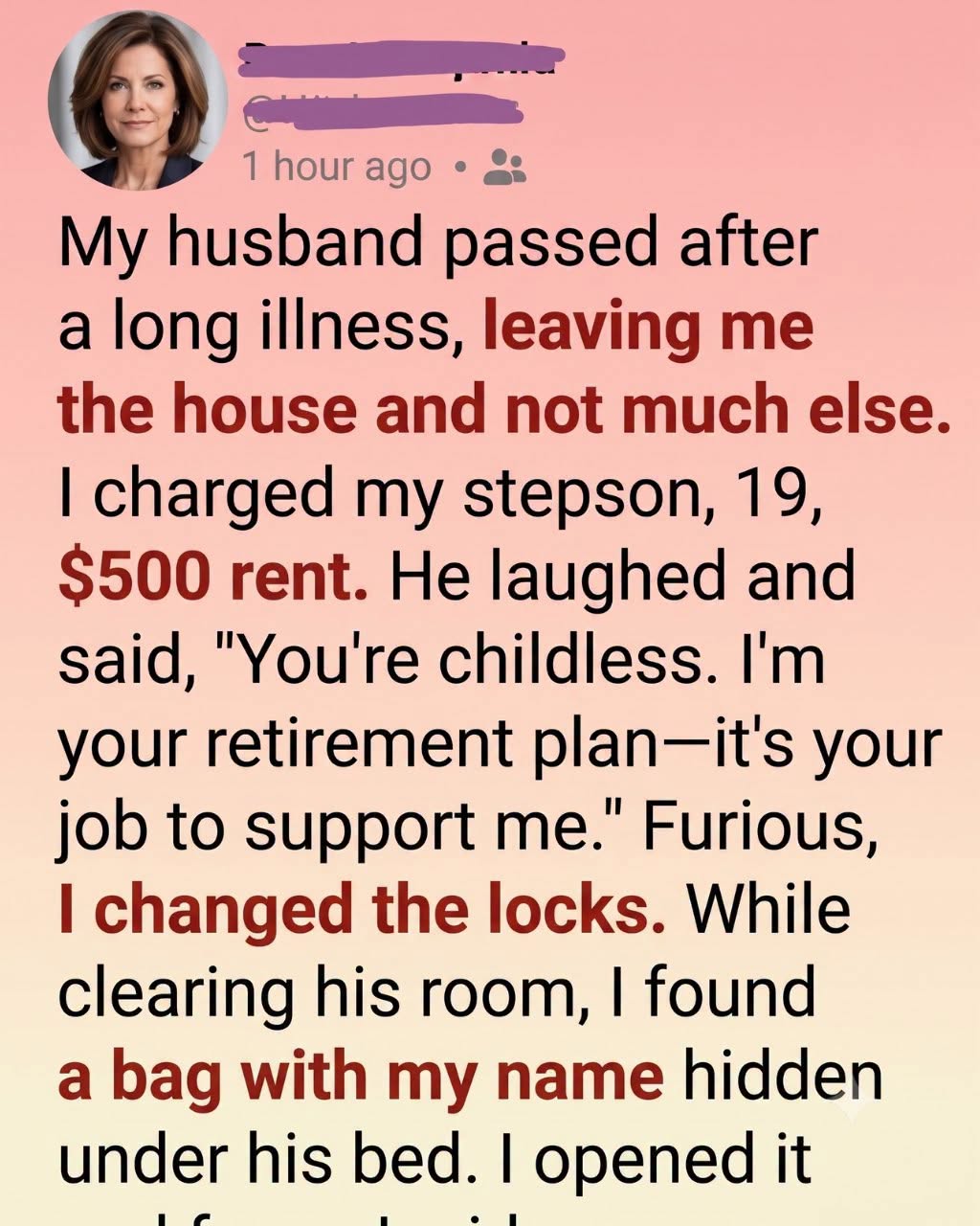 I Changed the Locks on My Stepson — Then Found the Letter He Wrote Calling Me Mom