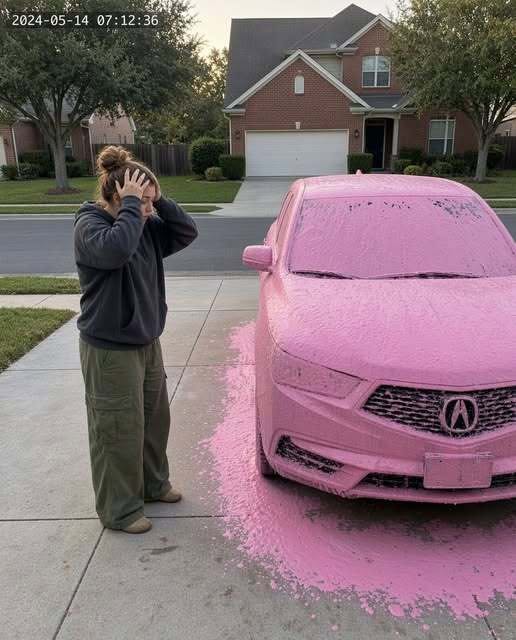 My Neighbor Painted My Entire Car Pink—The Next Morning, She Pounded on My Door Screaming About Her Own Car