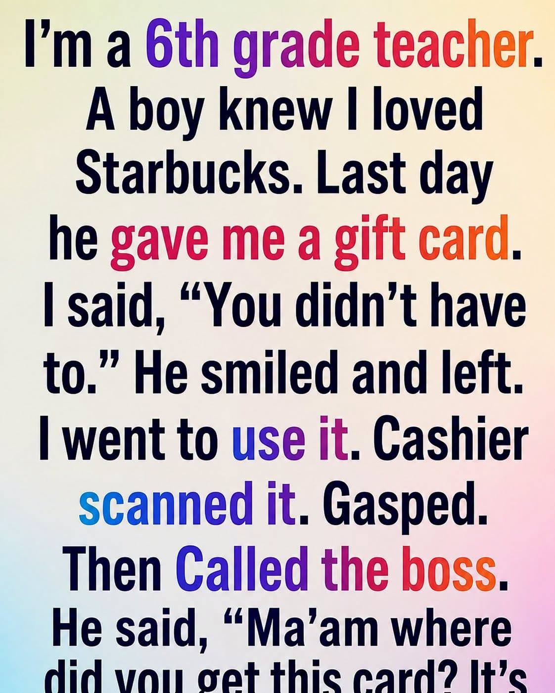 The Gift That Meant More Than Coffee A Sixth Grade Students Month of Spare Change